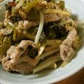 低カロ探検隊's cooksnap of when they made 飯泥棒☆ピリ辛ニンニク豚高菜炒め！.