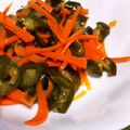 かのこーん's cooksnap of when they made 火を使わない★茄子と人参のナムル.