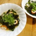 しのばぁたん's cooksnap of when they made わかめとちくわの酢の物おろしきゅうり.