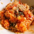 ぽんた！！！'s cooksnap of when they made トマトとナスとベーコンのリゾット.