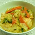 Zelie's cooksnap of when they made フライパンで鮭のちゃんちゃん焼き.