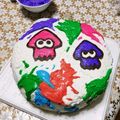 あぴこ33's cooksnap of when they made スプラトゥーン バースデーケーキ.