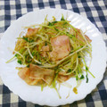 ﾁｲﾁｬﾝﾏﾏ's cooksnap of when they made 豆苗＆ちくわ＆ベーコンの白だし炒め.
