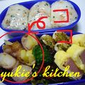 yukiはぴ's cooksnap of when they made マスタードポテトの肉巻き♪野菜炒め.