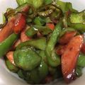 きよやよ's cooksnap of when they made ピーマンとベーコンのオイスターバター炒め.
