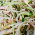 ニムークパパ's cooksnap of when they made 簡単❗美味しい❗キュウリとモヤシのナムル.