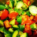 greentmt's cooksnap of when they made ✿オクラと胡瓜の大葉入り梅かつお和え✿.