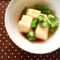ふたごゆき's cooksnap of when they made オクラと卵豆腐の和えたん.