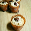 ぜろひと's cooksnap of when they made 甘栗と黒糖のマフィン.