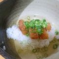 ダビデンコ's cooksnap of when they made とんかつリメイク！かつ茶づけ.