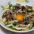 ピンクのたまご's cooksnap of when they made 鰹のたたきの残りものユッケ.