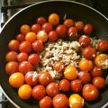 ☆こまっと☆'s cooksnap of when they made ＊ミニトマトとツナのアヒージョ＊.