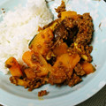 レンコンママ's cooksnap of when they made かぼちゃとしめじのマヨカレー炒め☆.