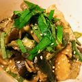 まーちゃん⭐'s cooksnap of when they made 鶏ムネ肉と茄子の甘味噌炒め丼.