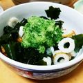 みみおたん's cooksnap of when they made わかめとちくわの酢の物おろしきゅうり.