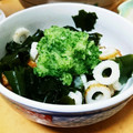 みみおたん's cooksnap of when they made わかめとちくわの酢の物おろしきゅうり.