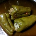 ガンバクック's cooksnap of when they made 丸ごとピーマンの肉詰めトマト煮.