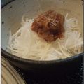 Kーちゃん♪'s cooksnap of when they made 大根サラダ&梅肉あん.
