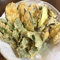 豆乳pudding's cooksnap of when they made ししとうとみょうがの天ぷら.