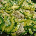 料理作造's cooksnap of when they made 豚バラとゴーヤの玉子とじ.