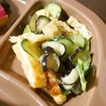 ＊実月＊'s cooksnap of when they made なす・きゅうりとうす揚げの酢味噌あえ♪.