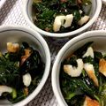 フジぽん's cooksnap of when they made モロヘイヤと竹輪の梅和え（海藻入り）.