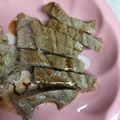 ＊なみへい＊'s cooksnap of when they made 焼肉のタレで簡単★まぐろステーキ.