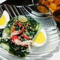 赤きんぎょ16's cooksnap of when they made 生わかめとカニカマのマヨサラダ.