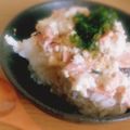 Sac’HiNa's cooksnap of when they made 鮭のぶっかけ崩し豆腐ご飯♪.