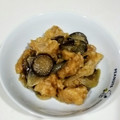 クックT4DAYK☆'s cooksnap of when they made 茄子&鶏唐揚げ柚味噌炒め.