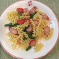 tikariri's cooksnap of when they made ペンネと赤ウインナーの黒コショウ炒め.