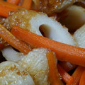 めかにか's cooksnap of when they made 簡単おかず：ちくわと人参のきんぴら.