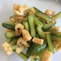 Foy's cooksnap of when they made おつまみに☆きゅうりと油揚げの和えもの.