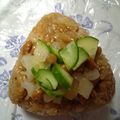 haneken's cooksnap of when they made 納豆で☆大満足☆おにぎり達♪.
