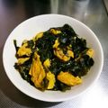 poti134's cooksnap of when they made 簡単鶏もも肉とわかめとうすあげの煮物.