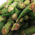 akko_ccino's cooksnap of when they made おくらの胡麻和え.