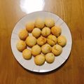 〜菜桜子〜's cooksnap of when they made 中からとろ～り♡　カスタードクッキー.
