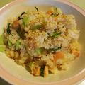 みるきー猫ちゃん's cooksnap of when they made 鮭と小松菜のチャーハン.