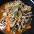 しゅうなひと322's cooksnap of when they made 牛薄切り肉と玉ねぎの煮込み料理.