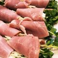 53☆プリン's cooksnap of when they made カイワレとチーズの生ハム巻き.