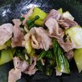 まきまど's cooksnap of when they made チンゲンサイと豚肉のおいしい炒め物☆.