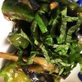 ちづりんも's cooksnap of when they made ナスとシシトウの味噌炒め.