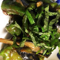 ちづりんも's cooksnap of when they made ナスとシシトウの味噌炒め.