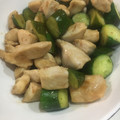 キャップとラム's cooksnap of when they made きゅうりと鶏むね肉の炒め物.