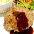ぱりんこ＊'s cooksnap of when they made 簡単子供が喜ぶ卵不用ジューシーハンバーグ.