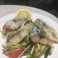 クックC76DH4☆'s cooksnap of when they made レモンたっぷり☆塩サバの竜田揚げ♪.