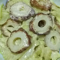 みがつくひと's cooksnap of when they made 【和え物】ちくわとキャベツのマヨカレー.