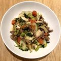 kimisaraz's cooksnap of when they made 牛肉・セロリ・トマトオイスターソース炒め.