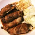 うめのはな♪'s cooksnap of when they made ひと手間で美味しいナスの肉巻き.