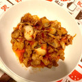 アル助's cooksnap of when they made 簡単で油不使用のホルモンとキムチ炒め.